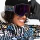 Women's snowboard goggles ROXY Izzy sapin/purple ml 10