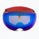 Quiksilver Greenwood S3 majolica blue / clux red mi snowboard goggles 3