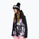 Women's snowboard jacket ROXY Galaxy true black blurry flower 2