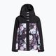 Women's snowboard jacket ROXY Galaxy true black blurry flower 10