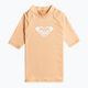 ROXY Whole Hearted peach fuzz children's swim shirt