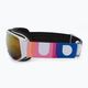 Julbo Pioneer white/pink/flash pink ski goggles J73119109 4