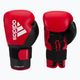 adidas Hybrid 250 Duo Lace red boxing gloves ADIH250TG 3