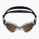 Aquasphere Kayenne transparent/silver/brown polarised swimming goggles EP2960098LP 2