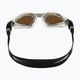 Aquasphere Kayenne transparent/silver/brown polarised swimming goggles EP2960098LP 9