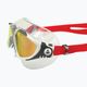 Aquasphere Vista white/silver/mirror red titanium swim mask MS5050915LMR 10