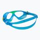 Aquasphere Vista children's swimming mask turquoise/yellow/clear MS5084307LC 4