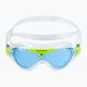Aquasphere Vista transparent/bright green/blue children's swim mask MS5080031LB 2