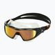 Aquasphere Vista Pro dark gray/black/mirror orange titanium swim mask MS5041201LMO 6