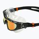 Aquasphere Vista Pro dark gray/black/mirror orange titanium swim mask MS5041201LMO 10
