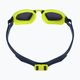 Aquasphere Xceed bright yellow/navy blue/mirror yellow titanium swim goggles EP3037104LMY 9
