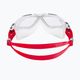 Aquasphere Vista white/red/mirrored iridescent swim mask MS5050906LMI 5