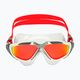 Aquasphere Vista white/red/red titanium mirrored swim mask MS5600915LMR 2