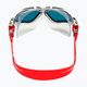 Aquasphere Vista white/red/red titanium mirrored swim mask MS5600915LMR 4