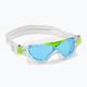 Aquasphere Vista transparent/bright green/blue children's swim mask MS5630031LB 6