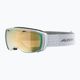 Ski goggles Alpina Estetica Q-Lite pearlwhite gloss/mandarin sph 6
