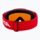Children's ski goggles Alpina Piney red matt/orange 3