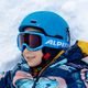 Children's ski goggles Alpina Piney blue matt/orange 8
