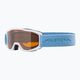 Children's ski goggles Alpina Piney white/skyblue matt/orange 6