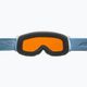 Children's ski goggles Alpina Piney white/skyblue matt/orange 7
