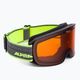 Ski goggles Alpina Nakiska black-neon/dh