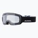 Ski goggles Alpina Nakiska black matt/clear 6