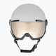 Alpina Arber Visor Q Lite grey matt ski helmet 2