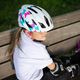 Children's bicycle helmet Alpina Pico pearlwhite butterflies gloss 8
