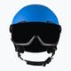 Children's ski helmets Alpina Zupo Visor Q-Lite blue matt 2