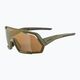 Alpina Rocket Q-Lite olive matt/bronze mirror sunglasses 5