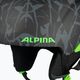 Children's ski helmets Alpina Pizi black/green camo matt 9