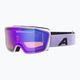 Alpina Nendaz Q-Lite S2 white/lilac matt/lavender ski goggles 5