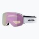 Alpina Slope Q-Lite S2 white matt/rose ski goggles