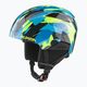 Alpina Pizi children's ski helmet neon blue/green gloss 6
