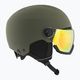 Alpina Arber Visor Q Lite olive matt ski helmet 4