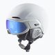 Alpina Alto Q-Lite white matt/blue revo ski helmet 7