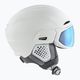Alpina Alto Q-Lite white matt/blue revo ski helmet 9
