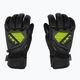Men's Ski Gloves LEKI WCR C-Tech 3D black ice/lemon 3