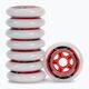 Powerslide PS One Spacer/Bearings rollerblade wheels 8 pcs. 90mm/82A white 905304 2