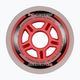 Powerslide One 84/82A rollerblade wheels 4 pcs red