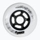 Powerslide Spinner rollerblade wheels 4 pcs white 905442