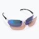 UVEX Sportstyle 114 sunglasses white black mat/mirror blue/litemirror orange/clear S5309398216 6