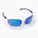 UVEX Sportstyle 114 sunglasses white black mat/mirror blue/litemirror orange/clear S5309398216 7