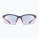UVEX Sportstyle 802 V Small purple pink matt/smoke sunglasses 2