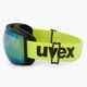 Ski goggles UVEX Compact FM black matt/mirror orange 55/0/130/23 4