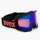 UVEX ski goggles Athletic CV black matt/mirror blue colorvision orange 55/0/527/22