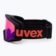 UVEX ski goggles Athletic CV black matt/mirror blue colorvision orange 55/0/527/22 4