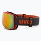 Ski goggles UVEX Compact FM orange mat/mirror rainbow rose 55/0/130/30 4