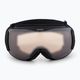 Ski goggles UVEX Downhill 2100 V black/mirror silver variomatic/clear 55/0/391/2230 2