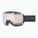 Ski goggles UVEX Downhill 2100 V black/mirror silver variomatic/clear 55/0/391/2230 7